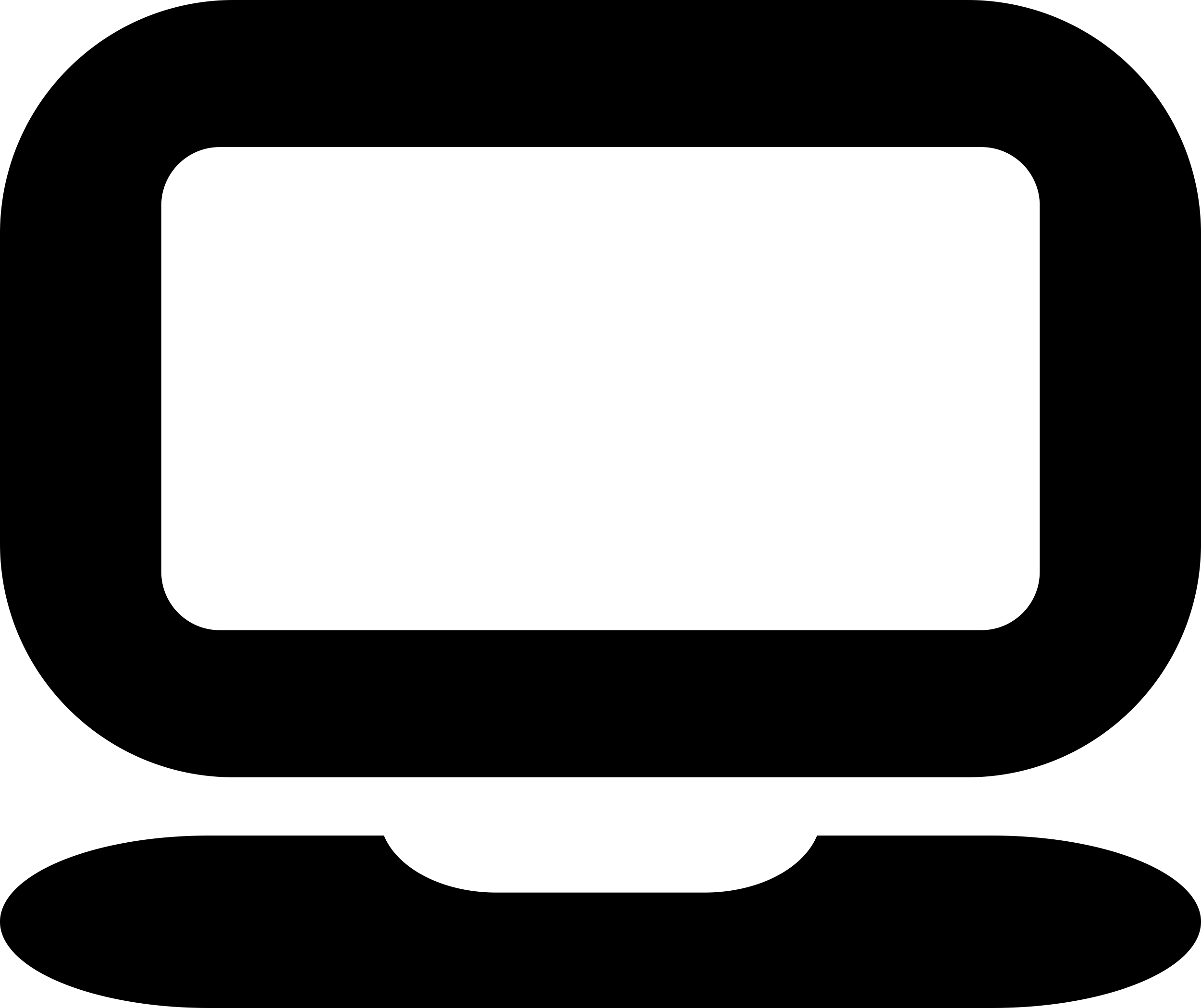 Monitor With Rounded Shape Printable Line Art Svg Free Vectors